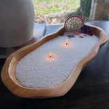 Wood Bowl Gift Set - Scented White
