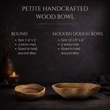 Wood Bowl Gift Set - Scented White