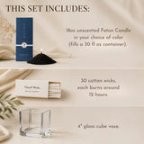 Gift Set with Vase - Unscented Colored