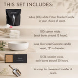 Deluxe Concrete Gift Set - Scented White