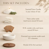 Oversized Indoor/Outdoor Candle Set - Scented
